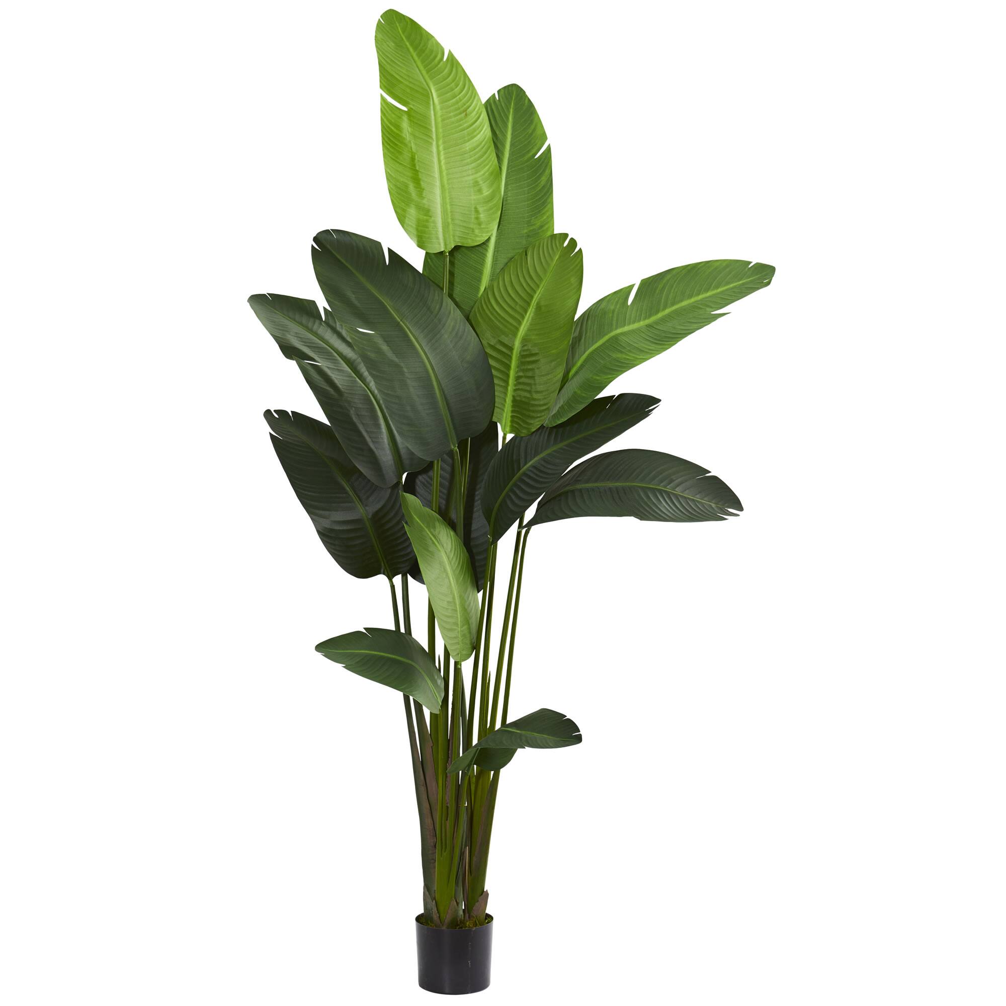 7ft. Potted Artificial Travelers Palm Tree